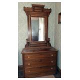 Eastlake Style Dresser w/Mirror