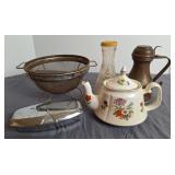 Milbern Silent Butler, Strainer, Teapot & More
