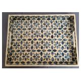 Tracey Boyd Blue Mosaic Serving Tray