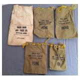 Union Bank & Trust Co. Cloth Money Bags