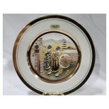 Chokin Art Plate, 10" diameter