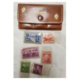 Leather Stamp Holder & stamps