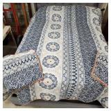 Bedspread & 2 pillow shams