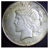 Silver Peace Dollar 1923 D