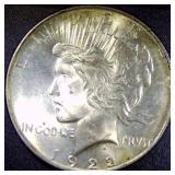Silver Peace Dollar Coin, 1922D