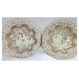 Shakespeare Plates (2)  Incolay