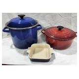 Le Creuset pots & pottery dish