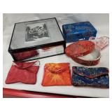 Jewelry Storage boxes, soft bags,