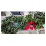 Strands of greenery, one lighted works