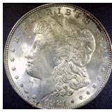Silver Morgan Dollar Coin, 1921 NMM
