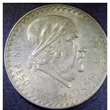 Mexican Peso 1947, silver coin