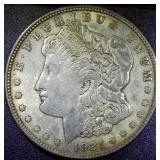 Silver Morgan Dollar Coin, 1921D