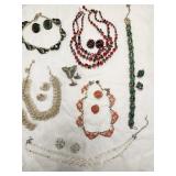 Necklace & earring sets, as is