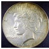 Silver Peace Dollar Coin, 1926 NMM
