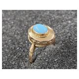 Gold Ring 14KT,  with set