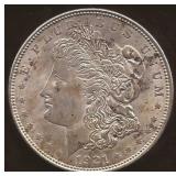 Silver Morgan Dollar Coin 1921 NMM