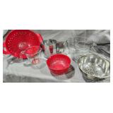 Sifter, Measuring cups, colanders