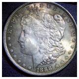 Silver Morgan Dollar 1888 NMM