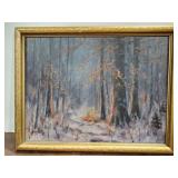 S. H. Baker Oil Painting