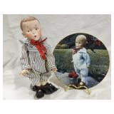 The Whistler, German Doll & Plate