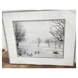 Photo, framed, signed,