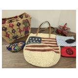 Purse, cosmetic bags, tin