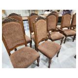Dining Room Chairs, (8) Upholstered