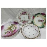 Painted Porcelain Bowls & Plates