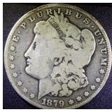 Silver Morgan Dollar 1879CC  Carson City