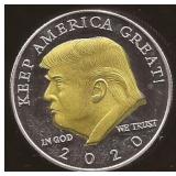 Coin, Trump 2020, President USA
