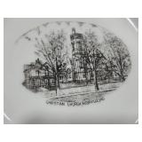 Christian Church of Rushville, IN plate