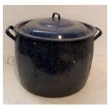 Navy Blue Enamel Canner