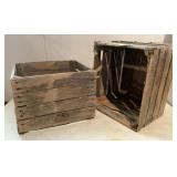 Primitive Wooden Fruit Crates