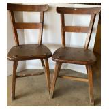 Antique Farmhouse Dining Chairs