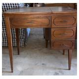 Solid Wood Sewing Cabinet & Contents