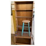 Manufactured Wood Shelves, TV Stand & Stool
