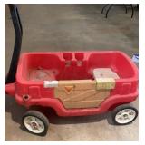 Plastic Wagon Used for Gardening