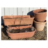 Plastic Rail & Container Planters