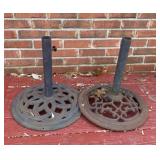 Cast Metal Umbrella Bases