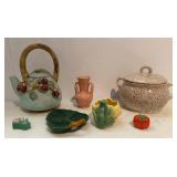 Porcelain Basket & Cover Bowl