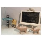 Animal & Message Board Decor