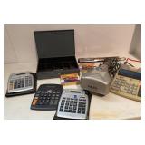 Calculators, Adding Machine, Money Box
