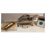 Commercial Tomato Slicer & Edlund Scales