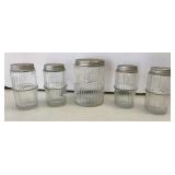 Hoosier Cabinet Glass Jars