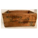 Antique Wooden Fruit Crate
