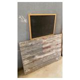 Barn Window Door & Chalkboard