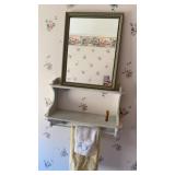 Mirror & Hand Towel Shelf