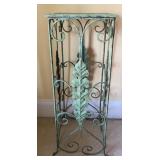 Metal Wrought Iron Look Plant Stand