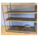 Metal Shelving with Galvanized Shelves