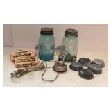 Antique Ball Jars & Zinc Lids